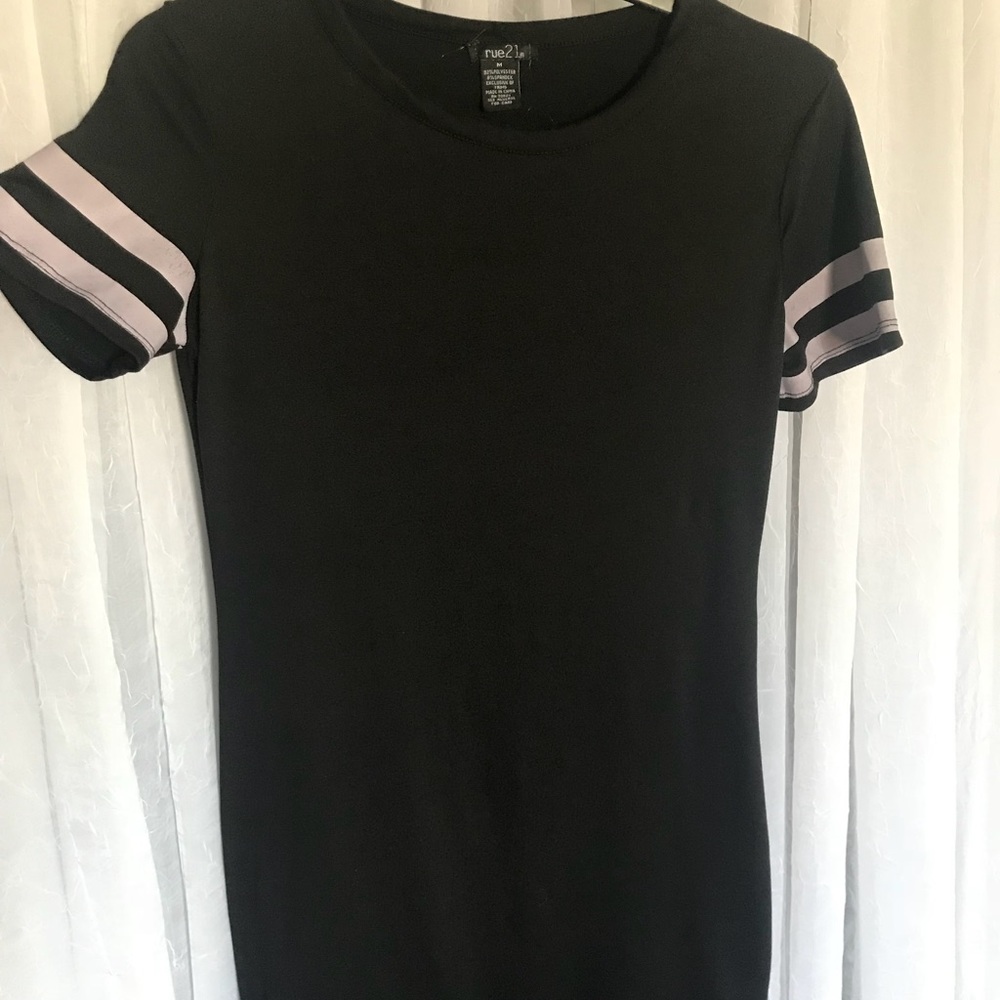 Black and white body con dress
